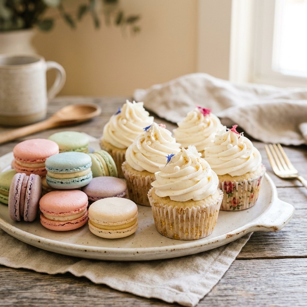Macarons e Cupcakes